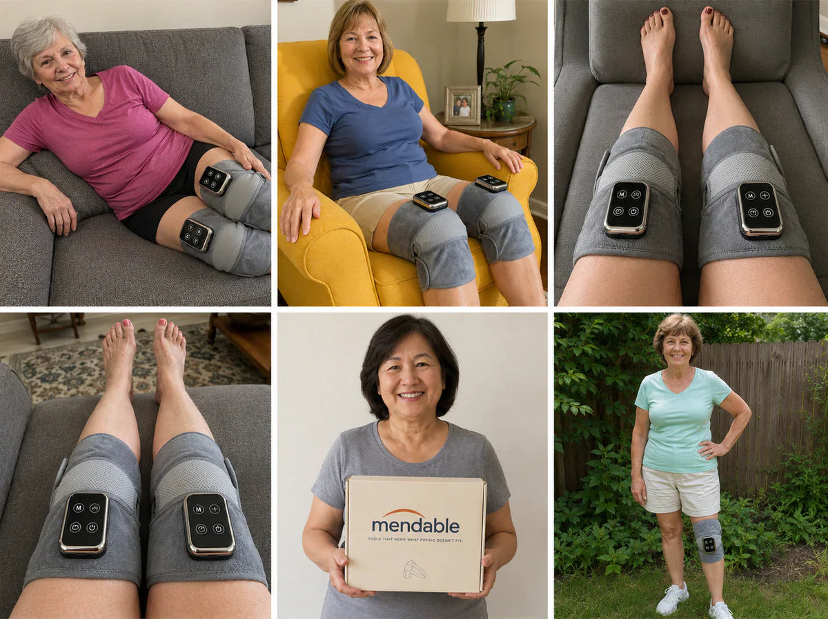 Patient using Mendable Knee